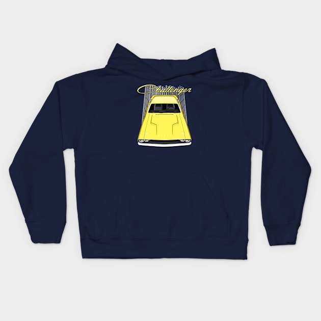 Challenger 70 - Yellow Kids Hoodie by V8social